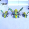 Mechanical Bee Model 3D Printed Figurine, Collectible Cyberpunk Hornet Ornament with Lightweight Figure Movable Joints, Stress Relief Articulated