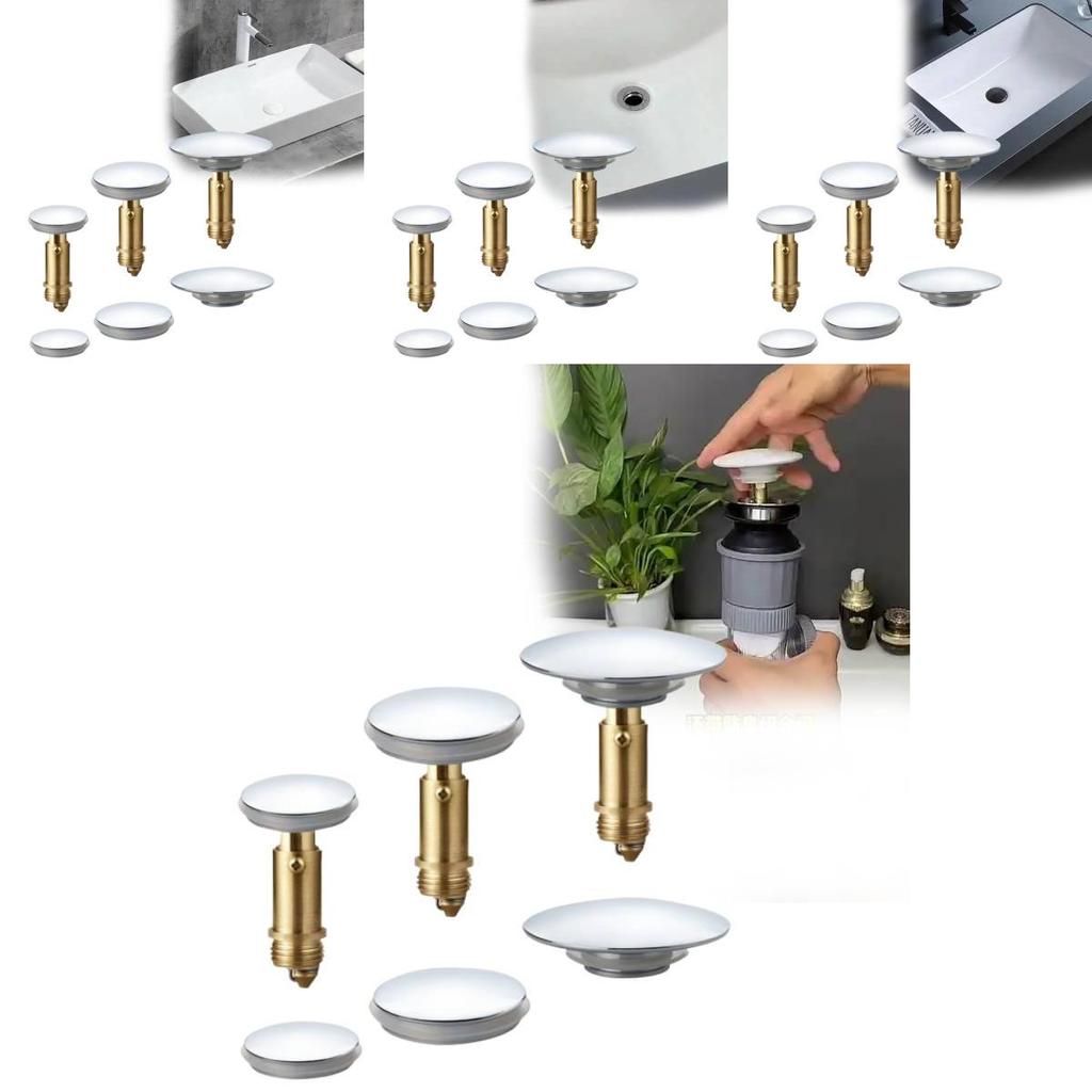 High Quality Brass Sink Drain Stopper Assembly With Spring Mechanism For Easy Use