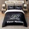 Custom Bedding Set Linkin Park Pattern, Print Name Text 1 Duvet Cover Plus 2 Pillowcases Home Textile