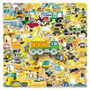 100 Pieces of Engineering Car Graffiti Stickers Personalized Cartoon Decorative Water Cup Mobile Phone Case Notebook Stickers
