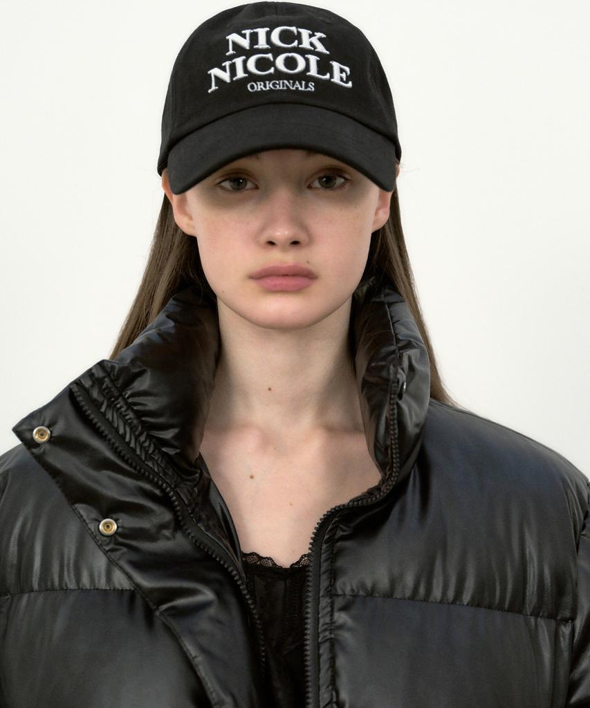 Nigaennikol Originals Nicole Ball Cap_Black White