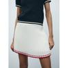 Za2025 Spring New Women's Clothing Elegant Slim Looking All-Match Small Pleated Mid Waist Mini Skirt 5427408 251