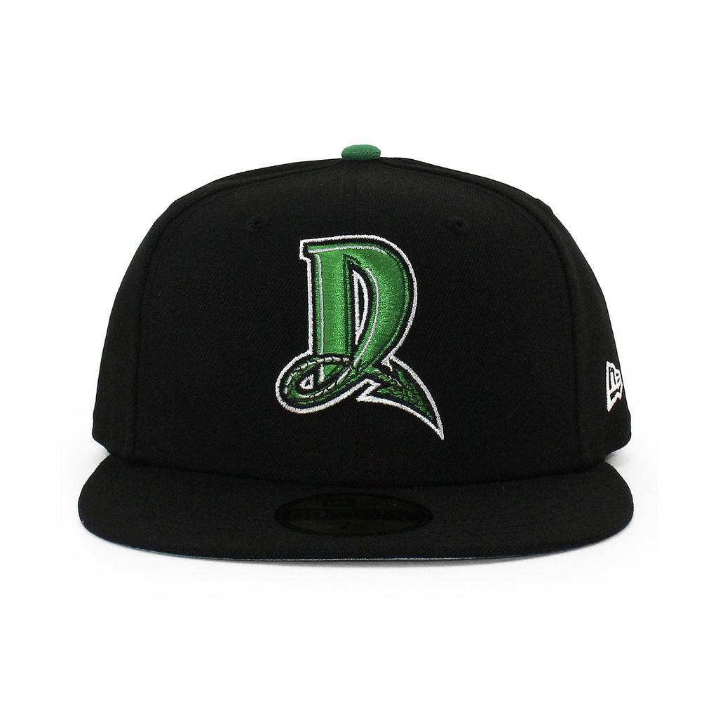 [New Era] Cap 59FIFTY Dayton Dragons MiLB ON-FIELD AUTHENTIC ROAD FITTED CAP DAYTON DRAGONS MINOR LEAGUE Reds Hat REDS 5950 Black Sz 7-14 [Used]