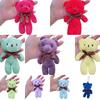 Teddy Plush Bear Toy Keychain Bag Pendant Stuffed Doll Home Decoration Gift Kids