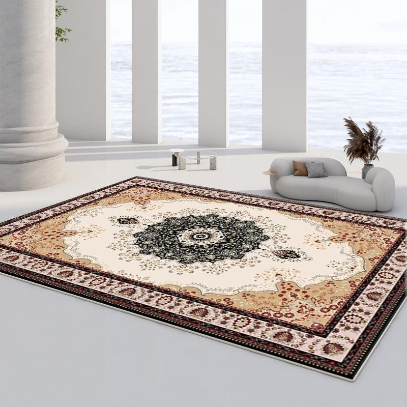 Retro Europe Persia Style Stripe Carpet Living Room Sofa Bedroom Bedside Kitchen Entrance Door Rug Non-slip Home Decor Mat