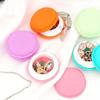 6 Random Colors Macaron Storage Box Candy Organizer for Eraser Gift Stationery Office School Supplies Mini Jewelry Box Portable Sundries Storage Box