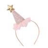 Sparkling Little Top Hat Hairband With Glittering Sequined For Girl Birthday Party Costume DressingUp Accessories