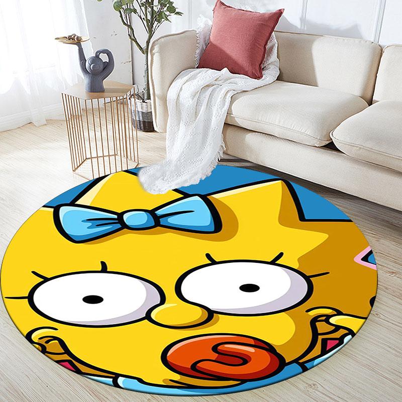 Maggie Pattern Round rug,Carpet Rug for Living Room Bedroom Playroom ,Non-slip Floor Mat,Holiday Gifts and Birthday Gifts.