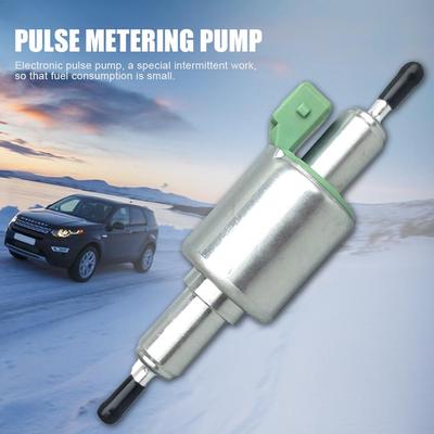 12V//24V for 1KW to 5KW Electric Heater Oil Fuel Pump Air Parking Heater Stainless Oil Diesel Fuel Warmming Car Pump Truck Oil Fuel Pump Pulse Metering Pump Auto Accessories