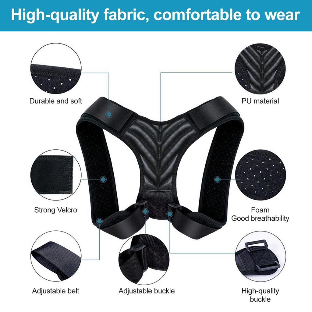 Lumbar Posture Orthopedic Belts Men Women Adjustable Posture Corrector Back Support Strap Brace Shoulder Spine Support