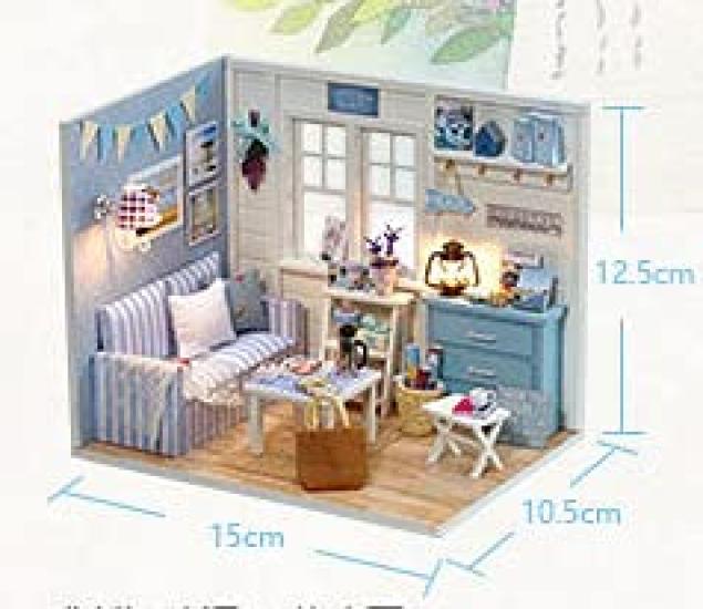 Dollhouse Handmade Kit Set Miniature Fresh Sunshine (t-FREAK)