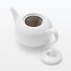 MUJI Everyday Teapot, White, 700mL, with Strainer, 83444211
