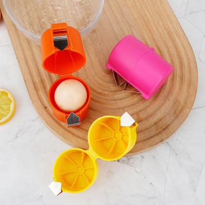 2/4/6 Pezzi Apri Guscio d'Uovo Strumento Rompiguscio Separatore d'Uovo Senza Sporcare Taglierino Rompiguscio Portatile Gadget da Cucina