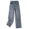 Ženy Džínsy Jar Jeseň Elastický pás Svetlomodré Voľné Denim Nohavice Haremové Nohavice Dámske Ležérne nohavice