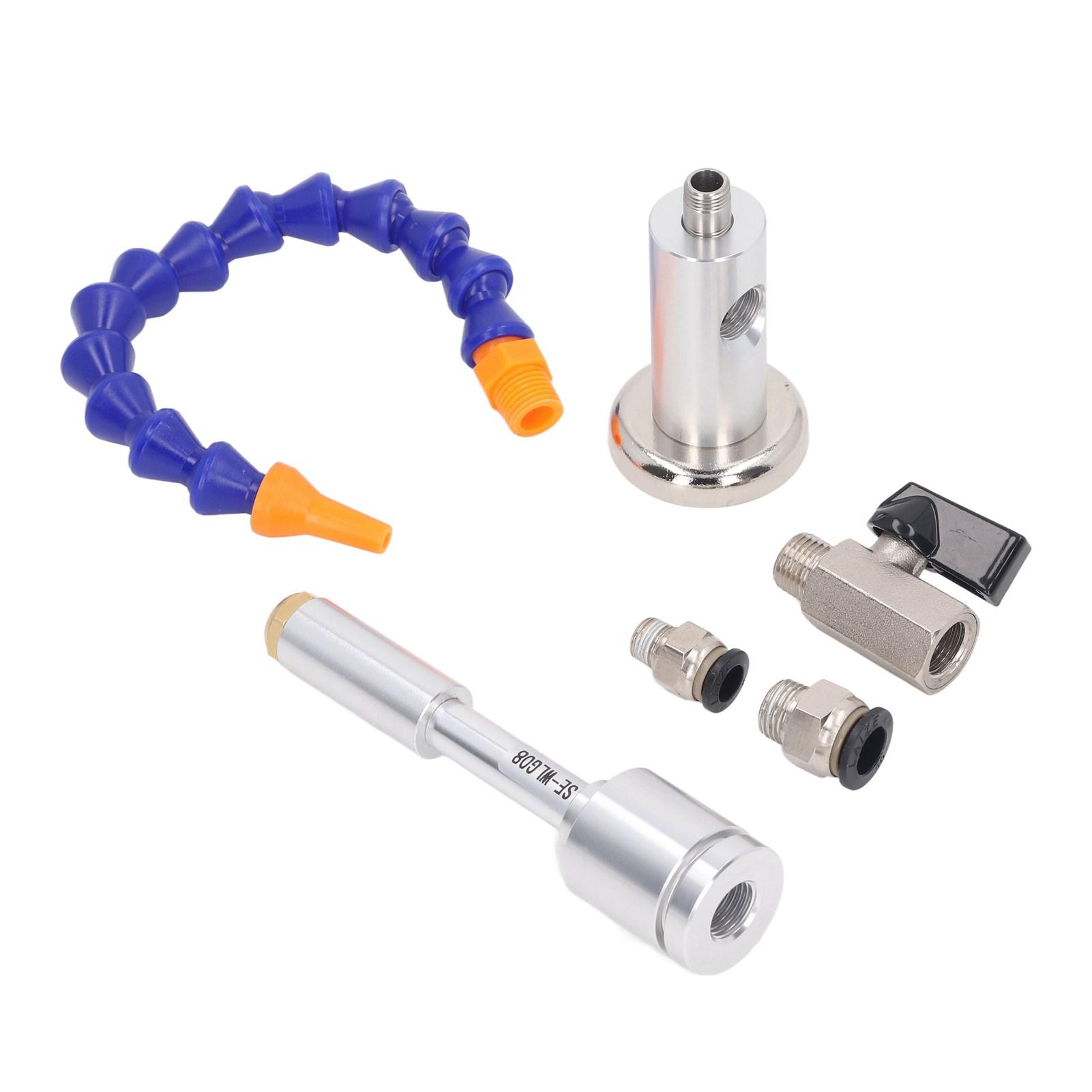 

Cold Air Gun Set Cold Air Dry Cooling Gun 7 Bar 520BTU Aluminum Alloy Flexible Tube Cold Air Gun Air Cooling Gun