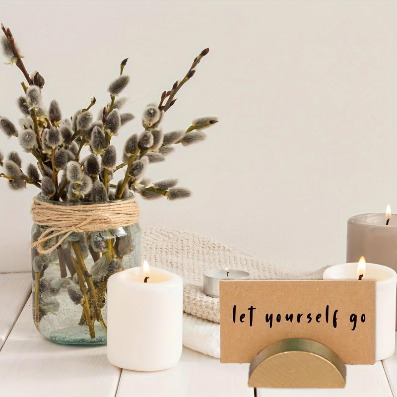 1/6/12pcs Memo Clip Notepaper Half Circle Design Ornament Crafts Party Note Holder Photo Card Holder Multipurpose Gold