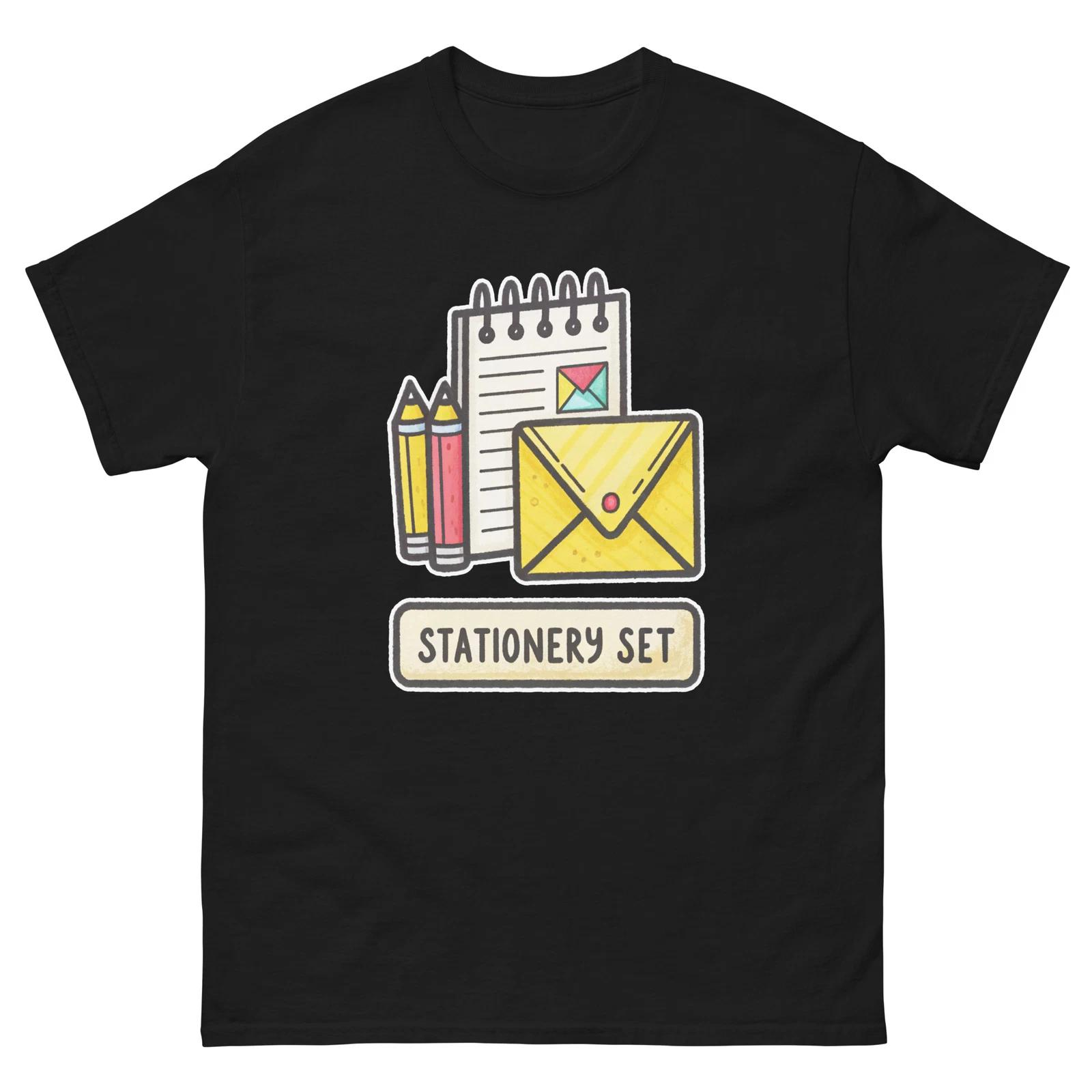 Stationary Set Hotel Item Travel Motel T-Shirt M