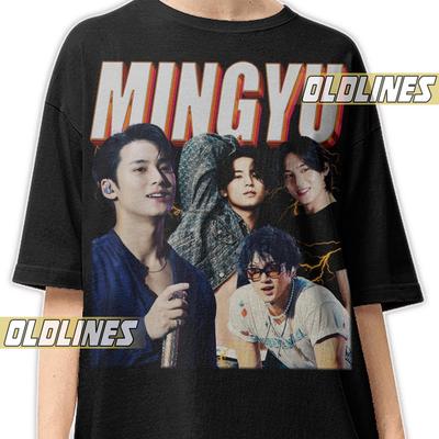 MINGYU SEVENTEEN K-POP Bootleg Shirt / Kim Min-gyu Concert Band Tee / 17 Kpop Boyband Vintage T-Shirt / Carat K-Pop FanbaseTourMerch