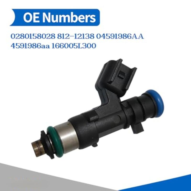 6PCS 0280158028 Fuel Injector For Dodge  Avanger  2.7L 3.5L 2008-2010 Journey Stratus For Chrysler Cirrus 81212138 4591986AA