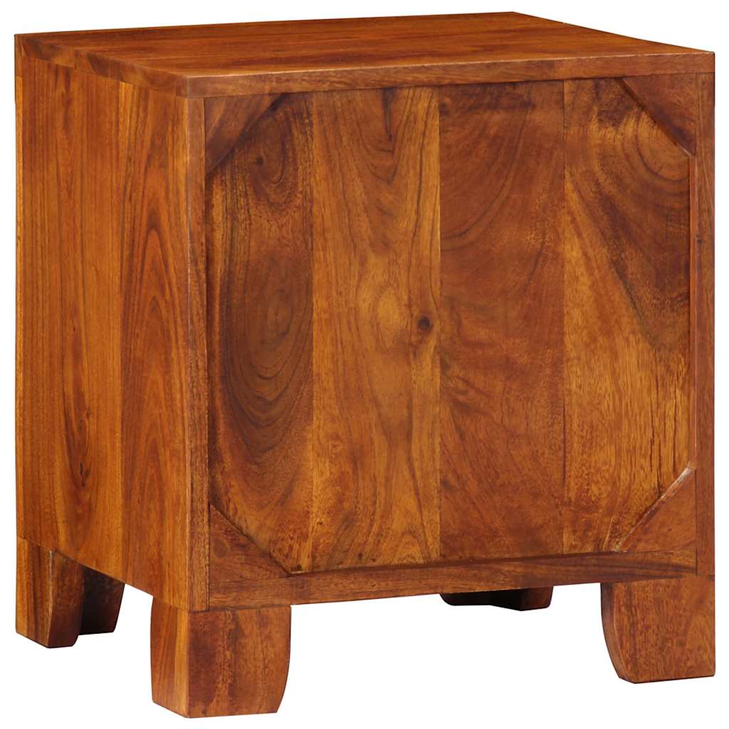 Nightstand 40 X 35 X 45 Cm Solid Acacia Wood