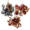 Chobotnice vánoční ozdoba akrylová hlubokomořské zvíře ozdoba na vánoční stromek