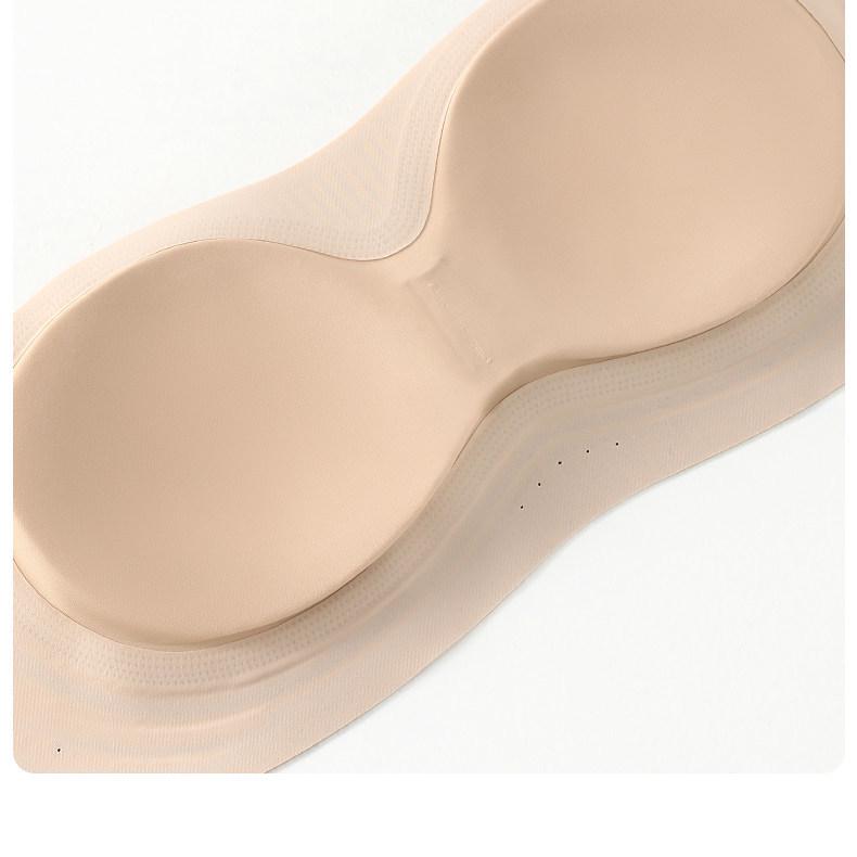 Strapless Invisible Push-Up Bra for Women, Anti-Slip, Wire-Free, Seamless Side Support.
