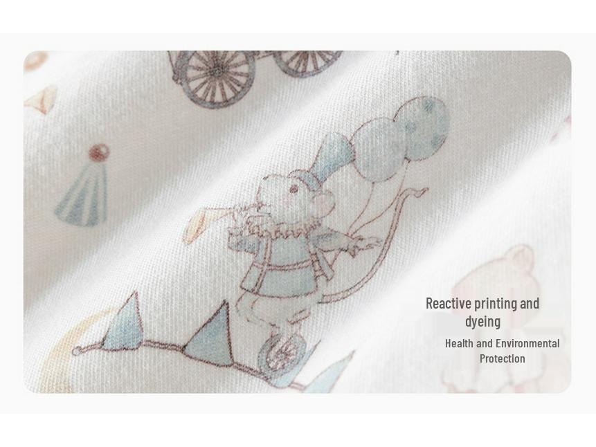 Quilted Baby Two-Piece Homewear Set - Front-Opening Thin Cotton for Autumn/Winter