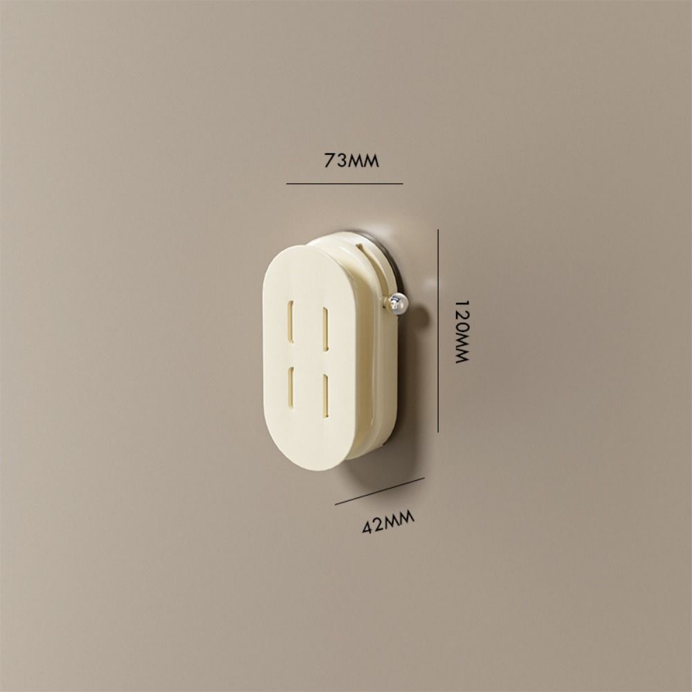 Suction Cup 2 in 1 Power Strip Fixer Punch-Free Outlet Fixing Rack Hanging Power Socket Stand  Home