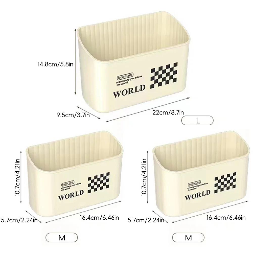 1/3Pcs Magnetic Storage Box Refrigerator Side Wall Mounted Storage Box Kitchen Organizing Shelves and Storage Basket Punch Free