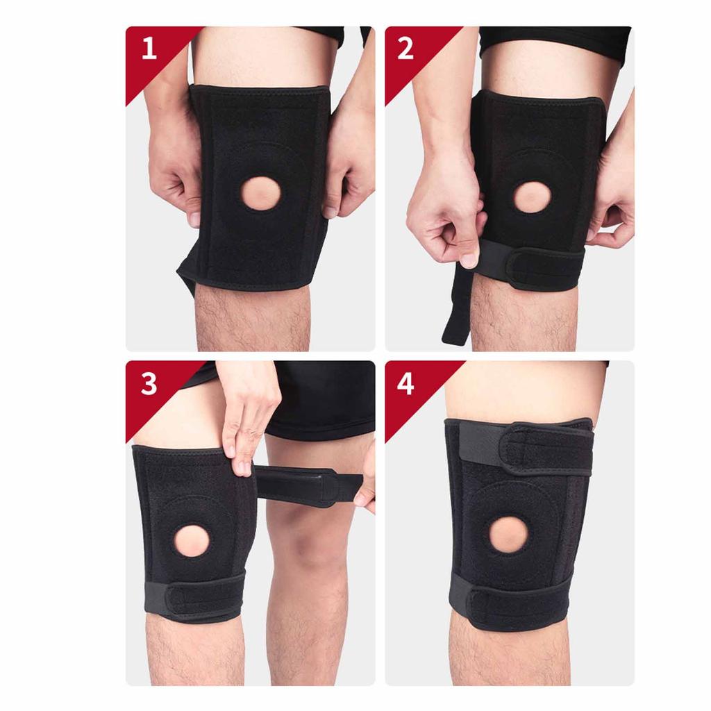 Spring Sports Knee Guard Patellar Brace - -Sprain Leg Guard - Basketball Football Cycling Outdoor Sports Protective Gear