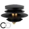 Shock Absorbing Bathtubs Drain Plug Innovative Spring Loading Mechanism Strong Metal Bathtubs Drain for Bathroom Use