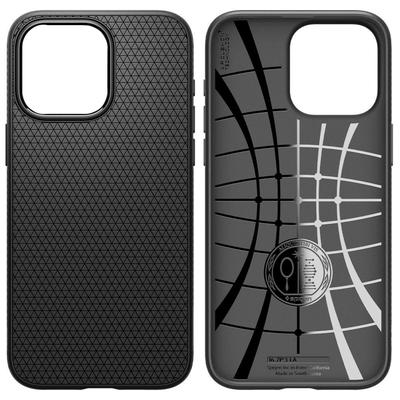 Spigen Liquid Air Iphone 15 Pro Mattschwarz