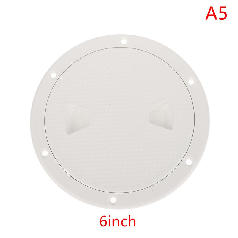 Capac rotund antiderapant pentru punte, 4/6/8 inch, pentru inspecția orificiilor de inspecție a trapei, pentru barca, pentru iahturi