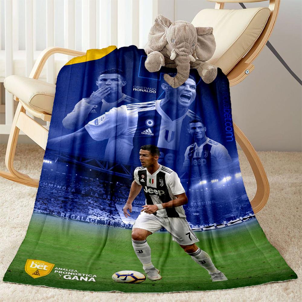 Ronaldo's Juventus Celebration Blanket Warmthful Decor Perfect for Picnics Chair Office Four Seasons Universal Stylish Decor