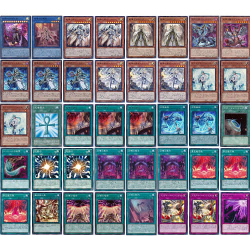 [Deck Sale] Summon Dragma Deck Casual Pre-built Deck with Sleeves: White Nadir of the Diabolical Guide, White Holy Corpse of the Diabolical Guide, Sai