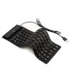 85 Keys Portable USB Mute Silicone Foldable Wired Keyboard for Laptop/Computer