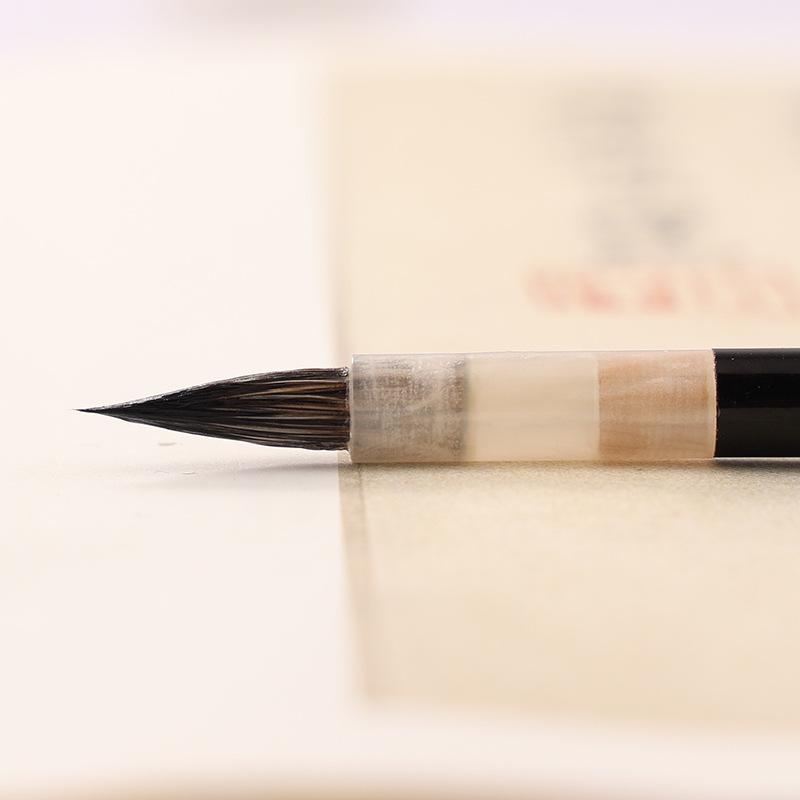 Vegyes Szőr Kalligráfia Ecset - Kicsi Rendszeres Írás (Lila farkas haj és vörös haj)