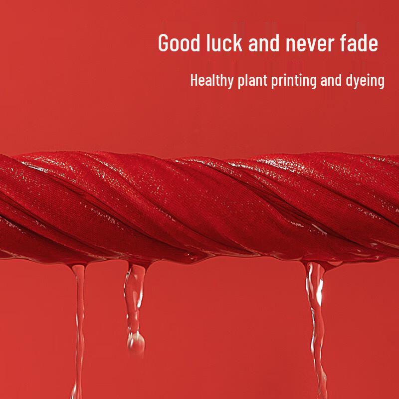 MIIOW Men's Red Cotton Boxer Briefs - Year of the Snake Edition