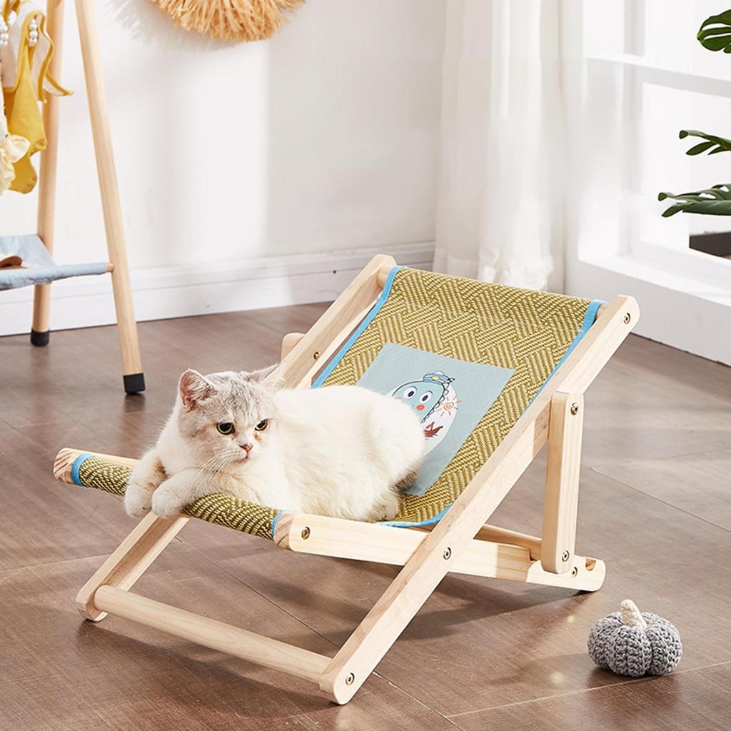 Scratcher Bed Multipurpose Casual Chair Anti Slip Legs Comfortable Adjustable Sturdy for Small Cats