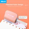 KW trio 99H3 Portable 3 Hole Punch Handheld Metal Hole Puncher 5 Sheet Capacity 6mm Aperture Paper Punch for A5 B5 A6