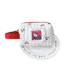 Cherry Patch Kitty Cat Cotton Makeup & Stationery Bag - Cute, Portable Wristlet