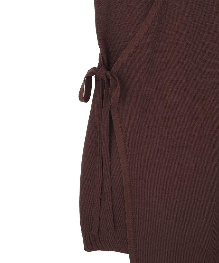 Apron Soubari Camisole Dress Brown F
