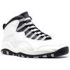 Pánské tenisky Air Jordan 10 Retro Steel 2025 Bílá Černá Světle ocelově šedá HJ6779-104