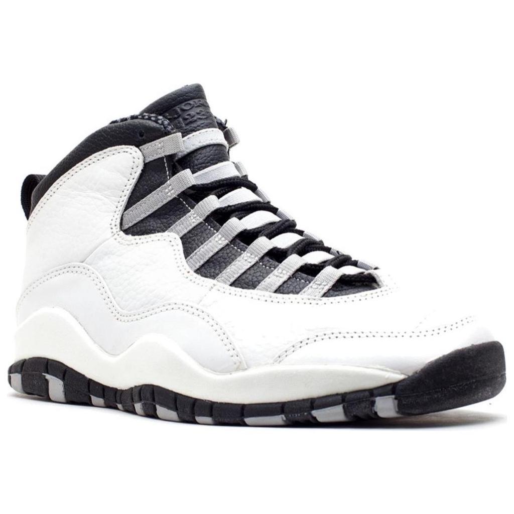Air Jordan 10 Retro Steel 2025 Men Sneakers White Black Light-Steel-Grey HJ6779-104