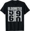 60th Birthday Oldometer 59-60 Vintage Funny Gifts Men Women T-Shirt