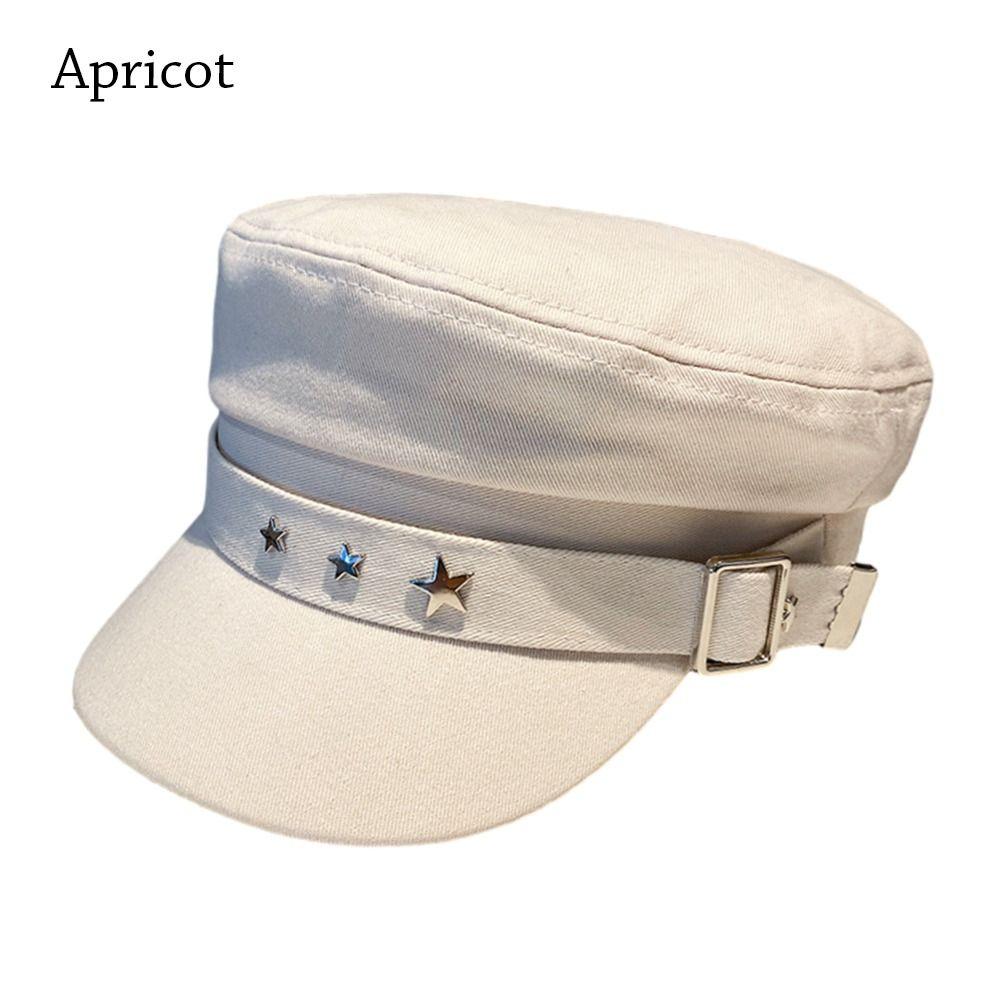 Women Cotton Navy Style Newsboy Cap Beret Hat Octagonal Cap Painter Hat