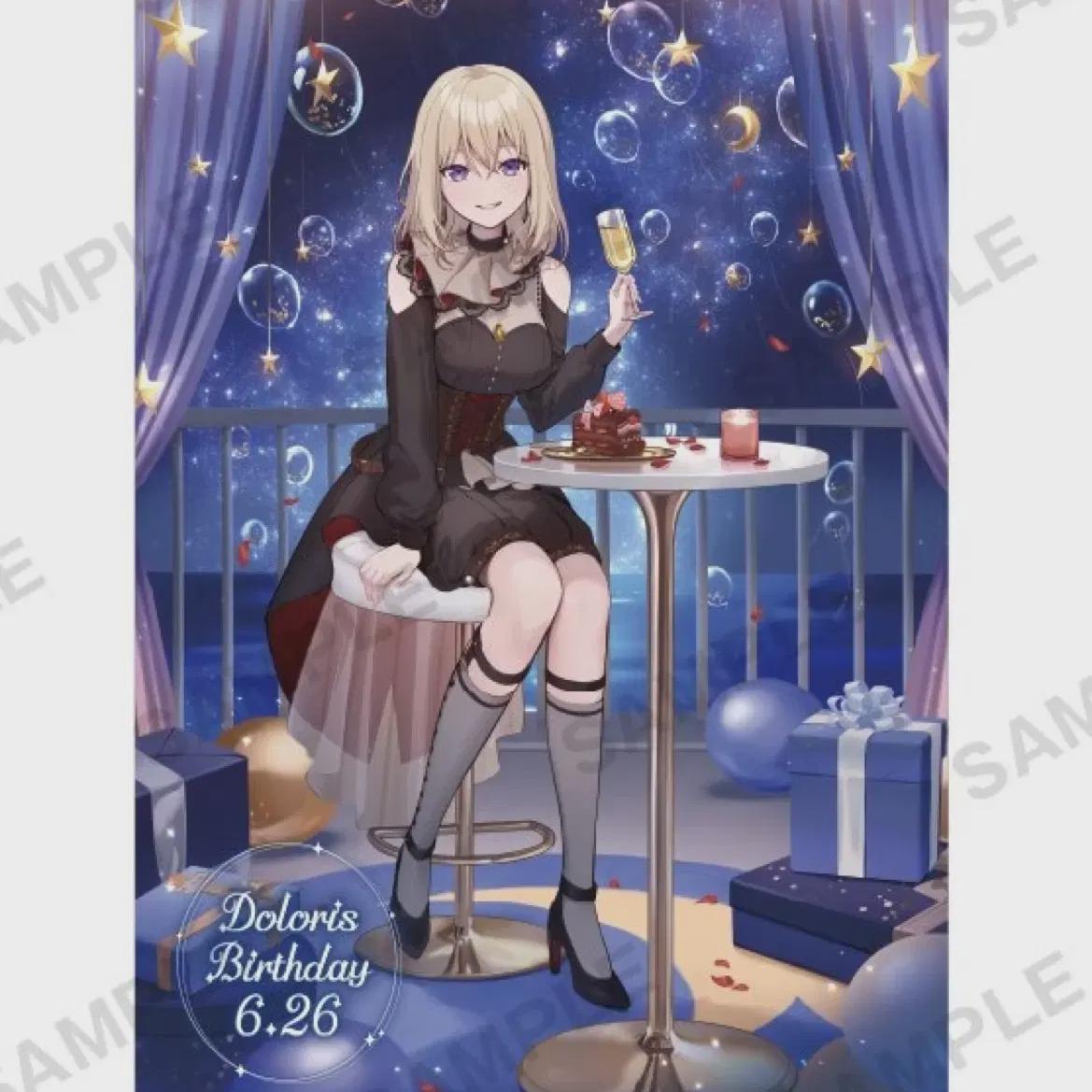 

Bang Dream Abe Mujika Uika Плакат с предзаказным бонусом ко дню рождения