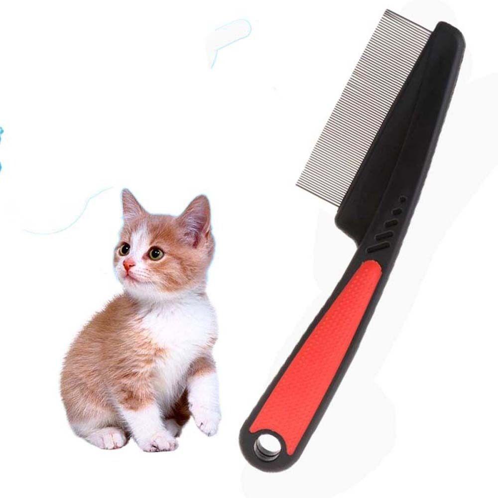 Pet Care Comb Flea Lice Removal Tool Stainless Steel Deworming Opening Knots Cat Dog Grooming Supplies