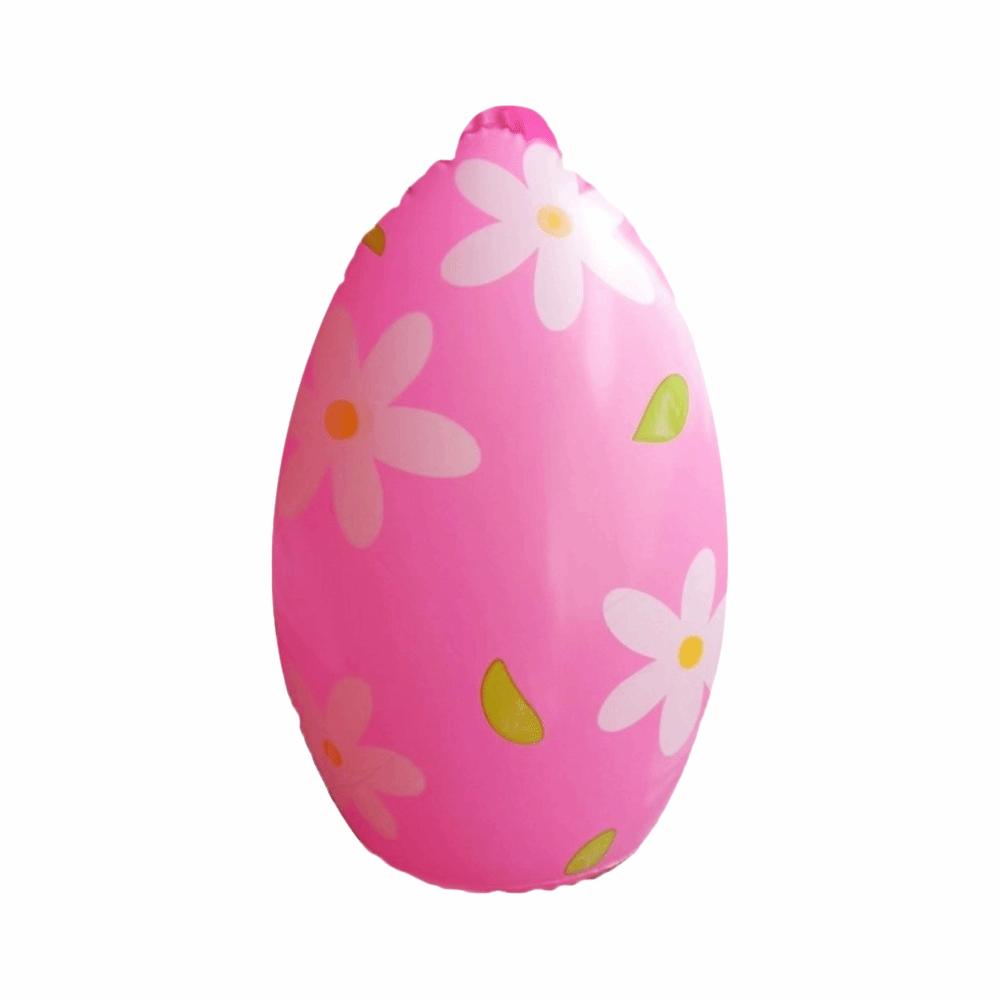 PVC Material Easter Party Decoration Heavy-Duty Plastic Inflatable Easter Egg  Children Favor