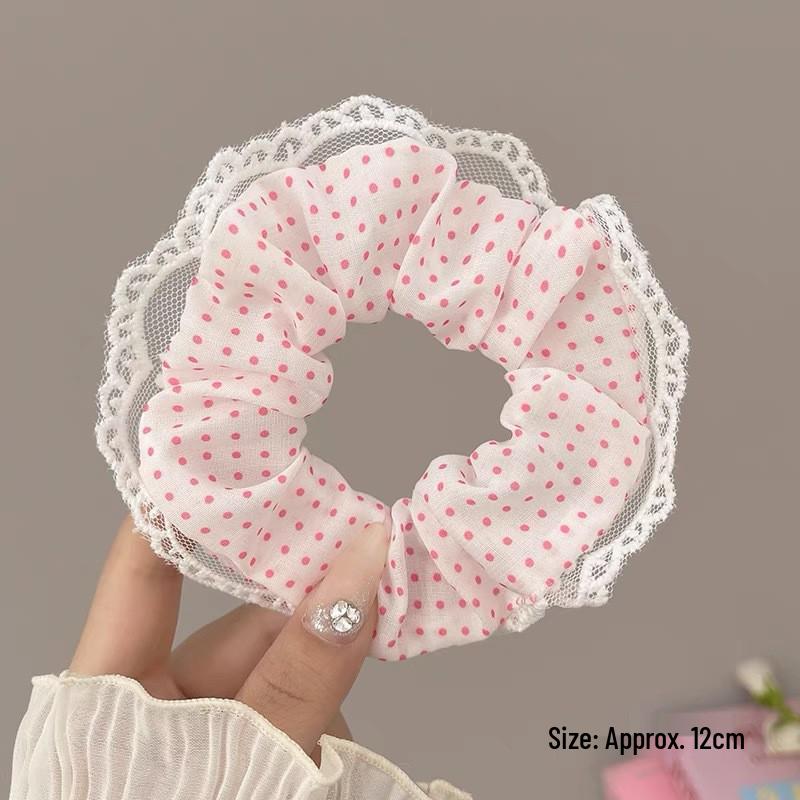 Fresh Summer Sweet Lace Bow Hair Tie - Elegant & Stylish Hair Accessory